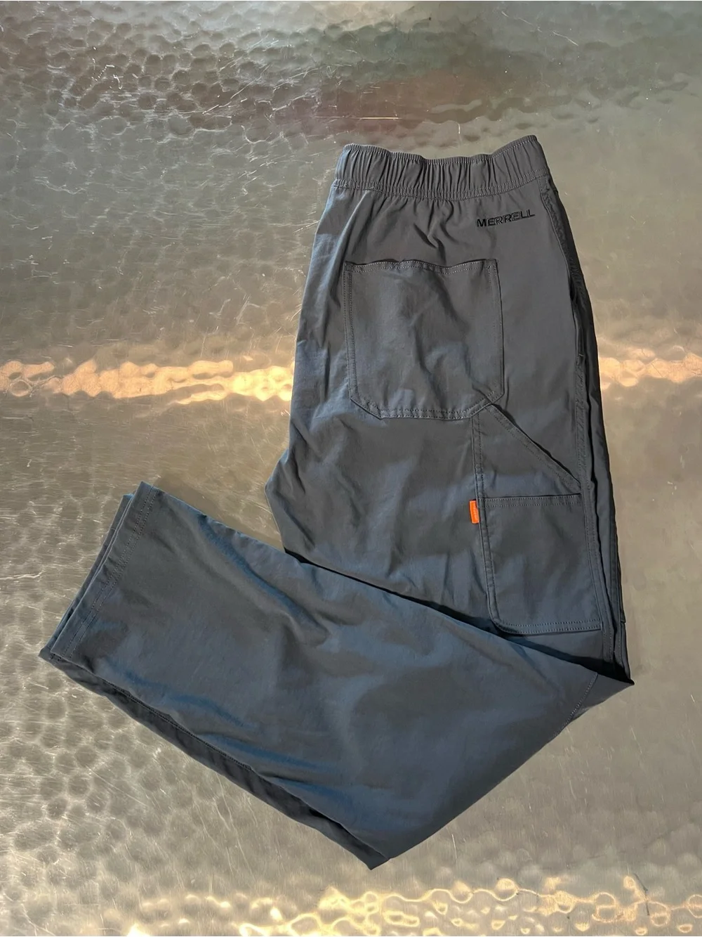 Merrell Men's Elastic Waist Hiking Cargo Pants Gray Size 36x30